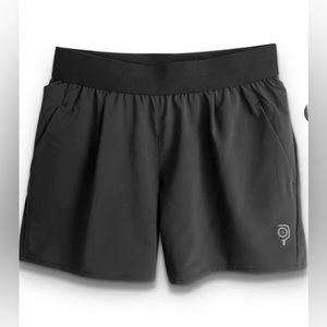 Women’s  5” Stretch Woven Pickleball Short Size Small Black